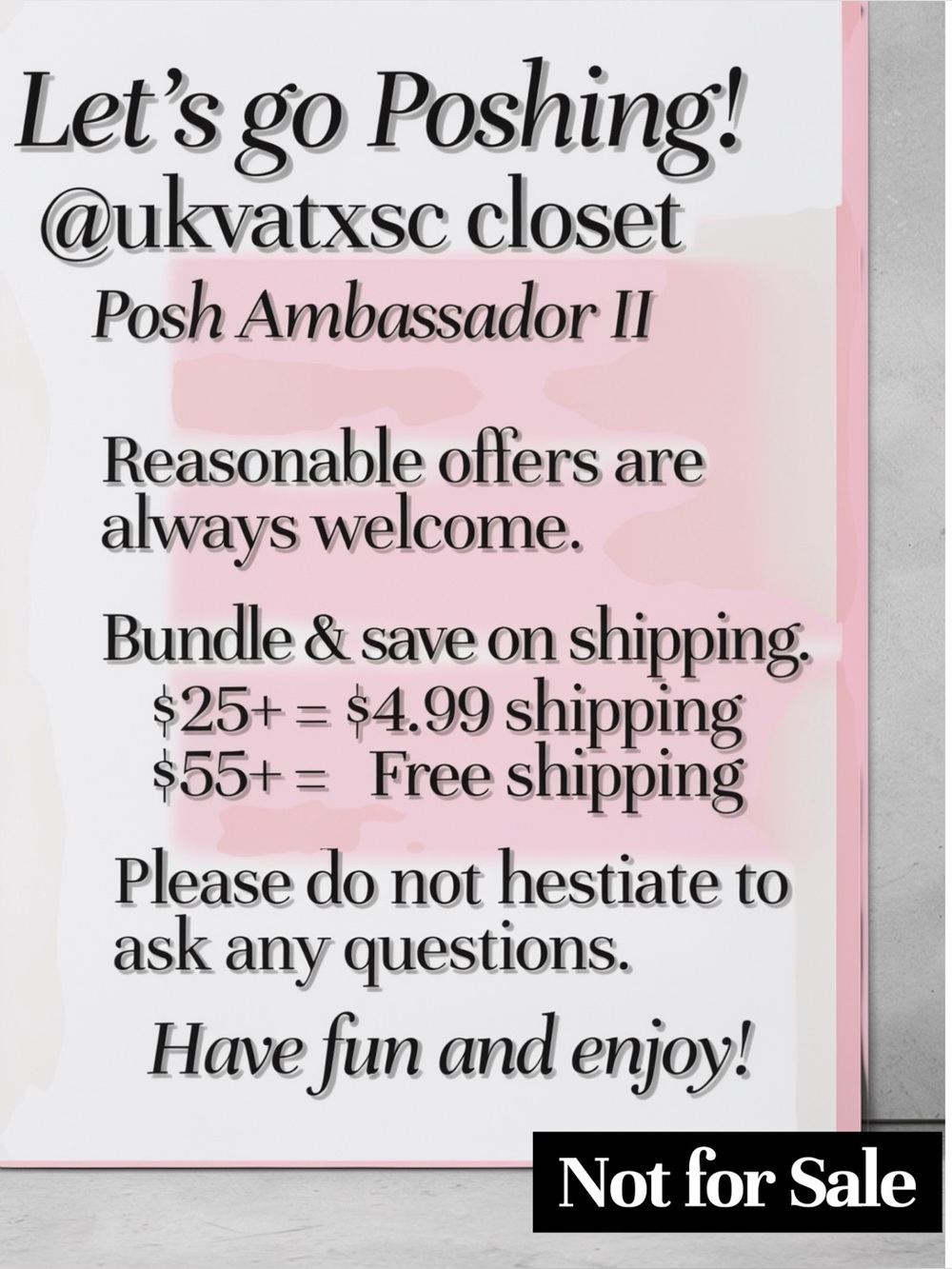 🛍️Let’s go Poshing🛍️